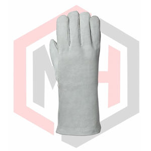 ถุงมือหนังสำหรับงานหนักแบบ TIG พร้อมการเย็บด้วยเคฟลาร์ ผ้าด้านในระบายอากาศได้ดี ความยาว 16 นิ้ว ทนต่อการฉีกขาด - Product Image 3