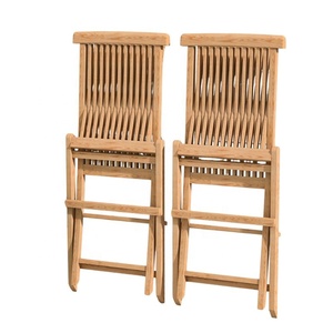 Silla Plegable Moderna de Madera de Teca, Silla de Café Minimalista Nórdica para Restaurante al Aire Libre, Banquete, Juego de Muebles de Cocina - Product Image 5