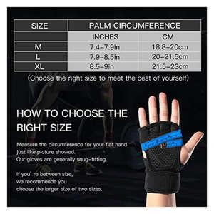 Non-slip Half Finger Breathable Weightlifting <b>Fitness</b> <b>Gloves</b> Dumbbell Men Women Weight Lifting Sports Gym <b>Gloves</b> - Product Image 6