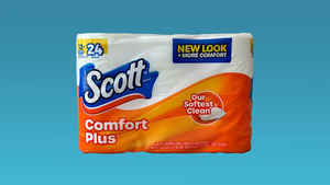 Original Scott ComfortPlus 12 méga rouleaux de papier toilette 1 pli 425 feuilles par rouleau rouleau jumbo souple et lavable pour fosse septique - Product Image 2