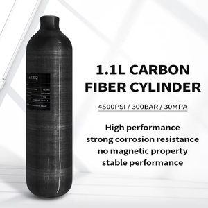 ถังลมคาร์บอนไฟเบอร์ HPA ขนาด 1.1 ลิตร สำหรับเพ้นท์บอล ทนทาน น้ำหนักเบา - Product Image 1