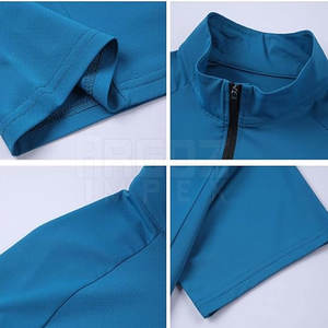 เสื้อซิปไตรมาสสำหรับผู้ชายเสื้อครอปผ้าฝ้าย100% ทำตามสั่งขนาดต่ำสวมใส่สบาย - Product Image 4