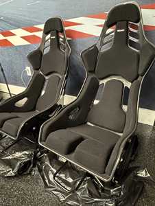 Carbon Fiber <b>Seats</b> Full Skeleton Design Black - Product Image 5