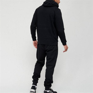 Unisex Tracksuit Set With <b>Hoodie</b> and Joggers Cotton Fleece 2 Piece Outfit Plain Blank Custom Logo Winter Warm Casual Sportswear - Product Image 5