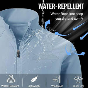 เสื้อแจ็คเก็ตกอล์ฟผู้ชาย กันลม คอตั้ง มีโลโก้ด้านหน้า เป็นมิตรต่อสิ่งแวดล้อม ระบายอากาศได้ดี เหมาะสำหรับการเล่นกอล์ฟ ฝึกซ้อม ท่องเที่ยว และใช้ในชีวิตประจำวัน - Product Image 4