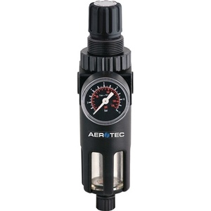 Regulador de Presión con Filtro de Aire AEROTEC FX 3130 de 1/4'' con Rosca de 13.15 mm, Máximo 12 Bar, Rango de Presión 0-10 Bar, Caudal de 1700 L/min - Product Image 1