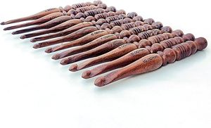 Ganchillo de madera con punta suave para evitar que el hilo se atascue, ganchillo de madera bien diseñado para bucles precisos de CRAFT ZONE EXPORT - Product Image 6