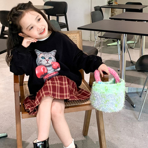 Contitkids กระโปรง FS042เด็กผู้หญิง, เสื้อผ้าอัดพลีทขนาดเล็กตรวจสอบได้หลายจุด - Product Image 3