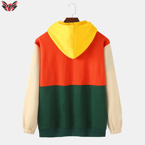 Sweat-shirts tendance pour hommes 2023 de haute qualité, logo personnalisé, vêtements d'hiver unis, prix d'usine, polaire teint uni, respirant et écologique - Product Image 2