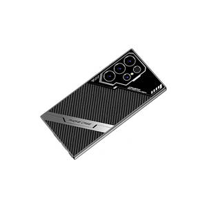Étui en silicone HRMN Procase au design en fibre de carbone pour Samsung Galaxy S24 Ultra, coques arrière souples en silicone noir avec protection de l'appareil photo - Product Image 4