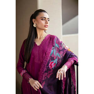 Conjuntos de Traje de Lino Bordado de Lujo para Mujer Azure Mirage TC-1507 - Product Image 3