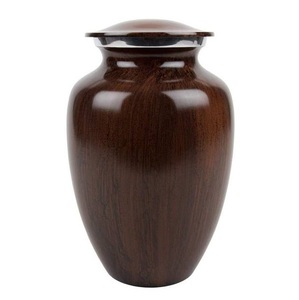 Urna de cremación de latón con diseño floral impreso de flores modernas superventas de alta calidad para cenizas - Product Image 2