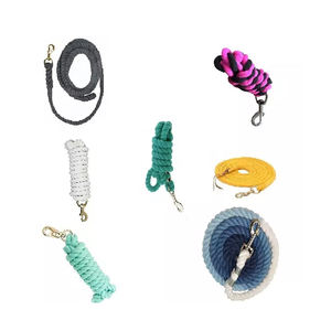 เชือกจูงม้าปรับได้แข็งแรงทนทานต่อการสึกหรอมีตะขอทองเหลืองทนทานอุปกรณ์สำหรับขี่ม้าขี่ม้าสวมใส่สบาย - Product Image 4