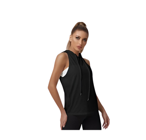 Sweat à capuche sans manches respirant de haute qualité, personnalisé avec une étiquette privée, pour femmes, hiver et été, avec logo personnalisé - Product Image 1