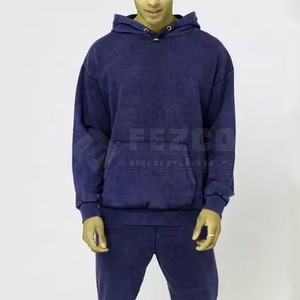 Chándal de lavado ácido de calidad premium Ropa informal de color sólido con estilo único Temporada de invierno Combinación perfecta - Product Image 1