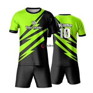 โลโก้ที่กําหนดเองชุดฟุตบอลแห้งเร็วชุดกีฬาฟุตบอลสวมเสื้อฟุตบอลคุณภาพสูงสําหรับผู้ใหญ่ - Product Image 4