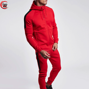 Conjunto deportivo unisex para correr, chándal de 2 piezas de alta calidad con logotipo personalizado, 100% algodón ecológico - Product Image 3