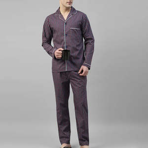 <b>Mens</b> High Quality <b>Thermal</b> <b>Pajama</b> Set Stand Collar Long Sleeve Nightwear Suit Comfortable Sleepwear - Product Image 1