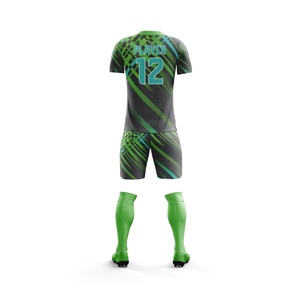 Uniforme de fútbol de poliéster 100% uniforme de fútbol barato de alta calidad al por mayor - Product Image 4