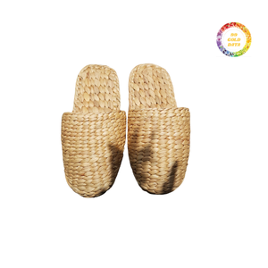 Natural Style Vietnamese Water Hyacinth <b>Slippers</b>-Comfortable Footwear for Wellness Lovers - Product Image 5