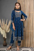 Ensemble Salwar Moderne d'Hiver pour Femme, Semi-Couture, Brodé, en Soie et Tulle, de Créateur Exclusif, Extensible, de Haute Qualité, pour Soirée