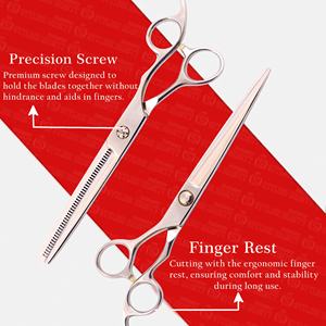 กรรไกรตัดผมญี่ปุ่นสำหรับมืออาชีพ  ออกแบบมาเพื่อการตัดที่เรียบลื่นด้วยความแม่นยำ  ได้รับแรงบันดาลใจจากงานฝีมือที่ประณีต - Product Image 2