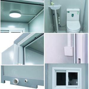 Toilettes publiques portables préfabriquées modulaires complètes pour camping extérieur, chantier <span class=keywords><strong>de</strong></span> construction, parc - Product Image 2