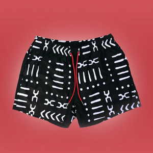 Pantalones cortos de playa de talla grande con sublimación de cintura baja de verano personalizados de alta calidad para hombres OEM ODM - Product Image 2