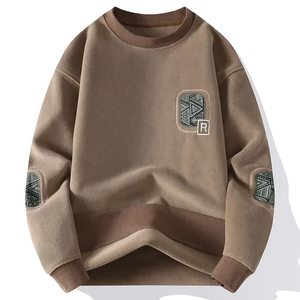 Nouvelle usine personnalisé sweat polaire sweat à col rond en gros Mans sweat à col rond - Product Image 4