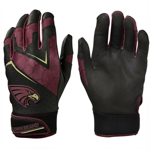 Guantes de Bateo de Béisbol y Sóftbol al Por Mayor, Superficie de Cuero Genuino Resistente al Desgaste, Ventilados, Diseño Personalizado, Opciones de Color - Product Image 6