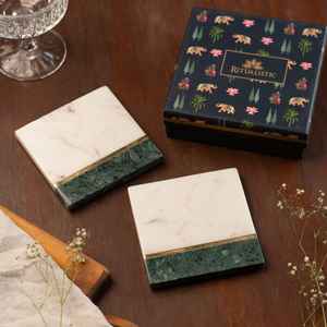 FAIZA CRAFT <b>Marble</b> <b>Coasters</b> Set Home Decor High Selling New Design Modern Luxury Eco-Friendly Table <b>Coasters</b> High Recommended - Product Image 5