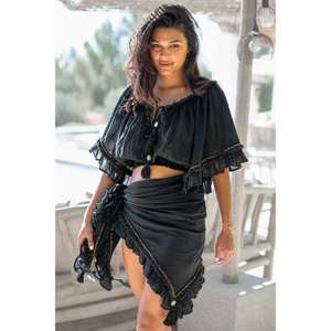 Robe poncho élégante au quotidien avec une sensation légère, conçue pour un ajustement décontracté, un port confortable et un style facile, fournisseur indien - Product Image 4