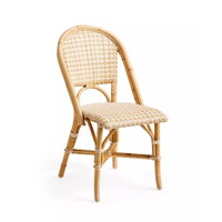 Chaise de salle à manger en rotin naturel fait à la main écologique en gros choix pour les meubles de maison salon fait appartement Vietnam