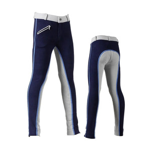 Nuevos pantalones ecuestres seguros de Jodhpurs cómodos de moda para niños tipo apretado de silicona para montar a caballo en la India - Product Image 1