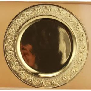 Wholesale <b>Gold</b> Metal Charger <b>Plate</b> Restaurant Tableware Under <b>Plate</b> for Everyday Use or Special Occasions Placemats - Product Image 4