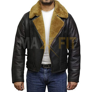 High Quality Wholesale <b>Men</b> Clothing Classical Product Custom Logo Leather <b>Jackets</b> by MAXFIT ENTERPRISES - Product Image 5