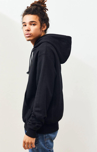 Sweat à capuche d'hiver personnalisable en molleton 100 % coton pour homme, coupe oversize avec épaules tombantes et poche, vente en gros - Product Image 4