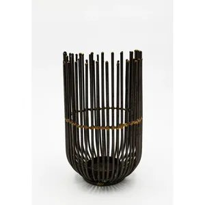 Good Selling New Decor Table Centerpieces Black Metal <b>Candle</b> Stand for <b>Candle</b> Tea Light in <b>Bulk</b> Quantity Trendy <b>Candle</b> Vessel - Product Image 2