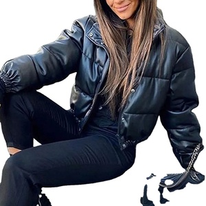 Veste matelassée à capuche unisexe de printemps personnalisée 2026 Logo avant imperméable de luxe chaud et coupe-vent - Product Image 4