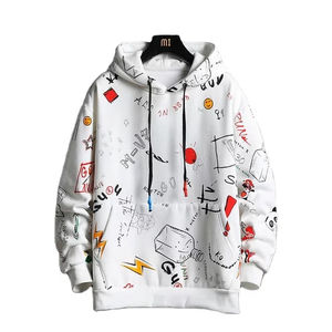 Livraison gratuite, sweat-shirt à capuche personnalisé pour femme et unisexe, hiver, 100% coton, polaire, manches longues, imprimé par sublimation, devant vierge - Product Image 1