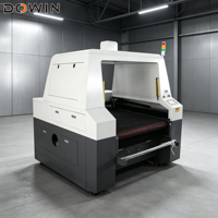 Machine de découpe de film DTF 9070 directe usine, découpeuse laser CO2 automatique continue pour film de transfert thermique et découpe d'étiquettes brodées