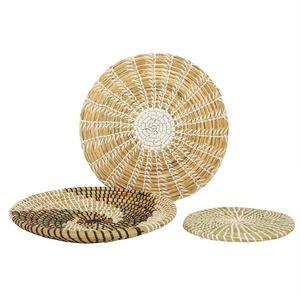 สติกเกอร์ตกแต่งผนังแบบโบฮีเมียนเชือกหญ้าทะเลแบบแนวศิลปะสำหรับห้องนั่งเล่นที่แขวนผนังอย่างสร้างสรรค์ทำในเวียดนามขายส่ง - Product Image 1