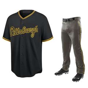 Uniforme de béisbol personalizado secado rápido 100% poliéster camisetas sólidas impresas digitales mejor calidad a precio de primera juegos de estilo superior - Product Image 1