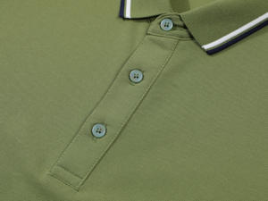 Polo uni à séchage rapide, haut de polo de sport, doux et absorbant la transpiration ODM - Product Image 3