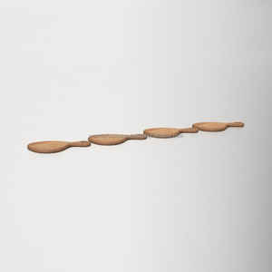 WONDEROVERSEAS Sous-verres classiques en bois de manguier de forme antique Sous-verres en noyer gratuits de meilleure qualité - Product Image 4