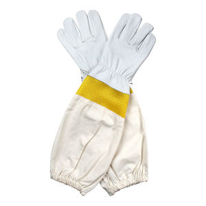 ถุงมือเลี้ยงผึ้งที่ทนทาน พร้อมการเย็บแบบกำหนดขนาดเอง คุณสมบัติการยึดเกาะที่เสริมความแข็งแรง และการสร้างแบรนด์ส่วนตัวสำหรับการใช้งานกลางแจ้ง - Product Image 6