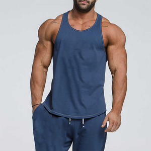 Débardeur de musculation de meilleure qualité Débardeur de gym personnalisé pour hommes Débardeurs respirants en coton vierge à séchage rapide pour hommes - Product Image 6