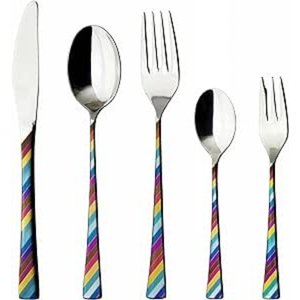 Ensemble de couverts en acier inoxydable au design contemporain de qualité supérieure avec finition dorée en grande taille d'Inde pour Western Party - Product Image 2