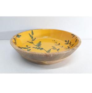 Meilleur design de bol d'ustensiles de cuisine en bois et travail Meena bol de service de vaisselle en bois massif de forme ronde de bonne qualité - Product Image 1