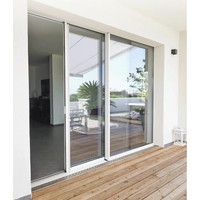 Ventanas de Aluminio Modernas Minimalistas Italianas Personalizadas, Sistema Corredizo Panorámico, Estándares Térmicos y Acústicos, Villas, Hoteles, ALSISTEM